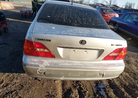 2001 Lexus Ls 430 из США, поврежденный, VIN JTHBN30F410041831